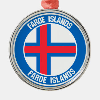 Adorno Metálico Islas Feroe rodean Emblem