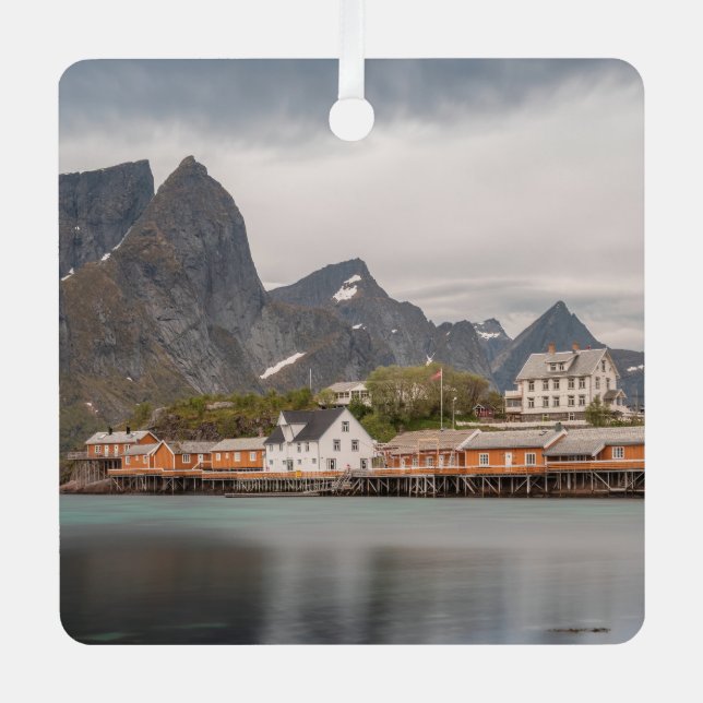 Adorno Metálico Islas Lofoten Noruega (Anverso)