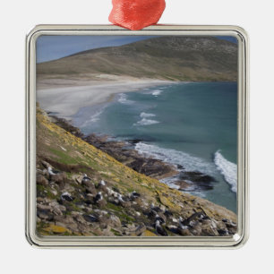 Adorno Metálico Islas Malvinas, West Falkland, Saunders