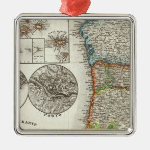 Adorno Metálico Islas Portugal y Cabo Verde