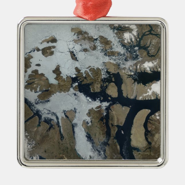 Adorno Metálico Islas Queen Elizabeth (Frente)