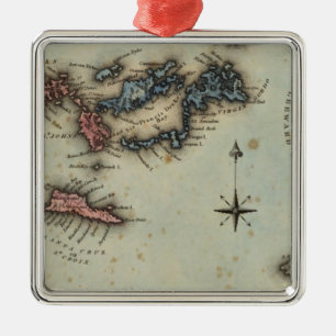 Adorno Metálico Islas Vírgenes