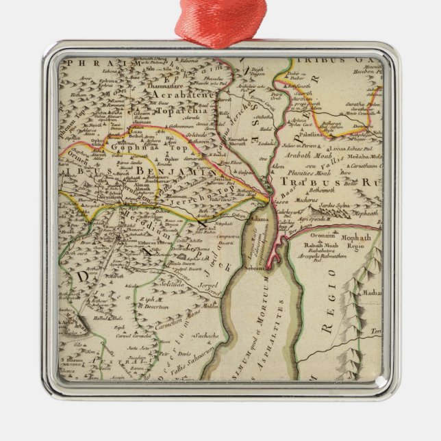 Adorno Metálico Israel y Palestina (Frente)