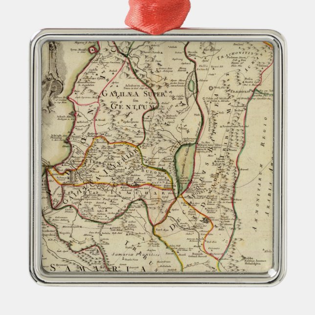 Adorno Metálico Israel y Palestina 2 (Frente)