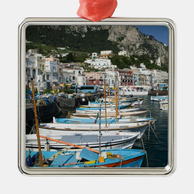 Adorno Metálico ITALIA, Campania (bahía de Nápoles), CAPRI:Marina (Frente)