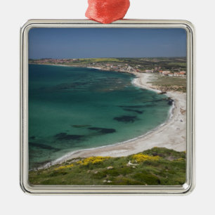Adorno Metálico Italia, Cerdeña, Tharros. Vista desde la
