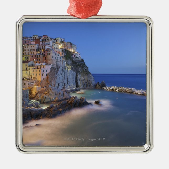 Adorno Metálico Italia, Cinque Terre, provincia de Spezia del La, (Frente)