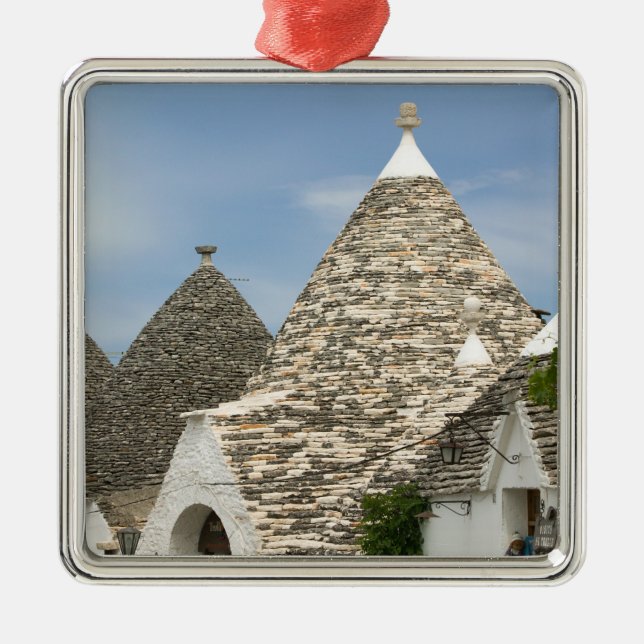 Adorno Metálico Italia, Puglia, Alberobello, Terra dei Trulli, (Frente)