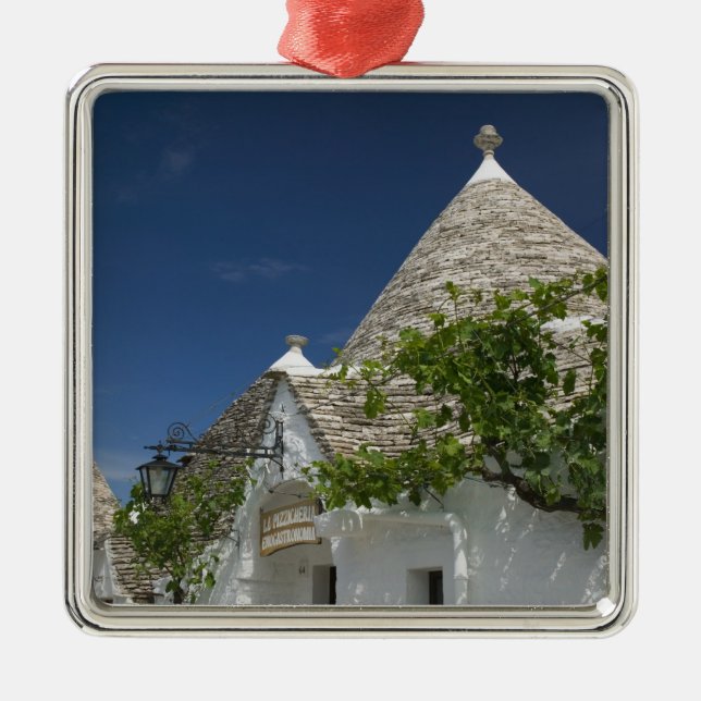 Adorno Metálico Italia, Puglia, Alberobello, Terra dei Trulli, 2 (Frente)