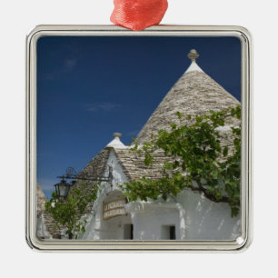 Adorno Metálico Italia, Puglia, Alberobello, Tierra de Trulli, 2