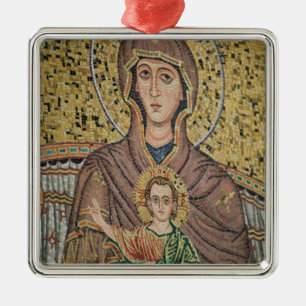 Adorno Metálico ITALIA, Sicilia, TAORMINA: Corso Umberto 1, Mosaic