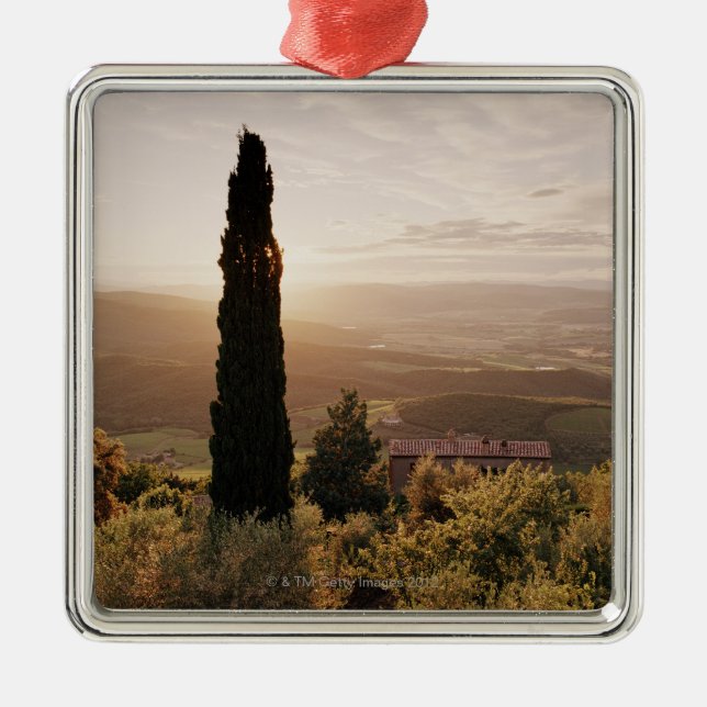 Adorno Metálico Italia, Toscana, d'Orcia de Val, Montalcino (Frente)