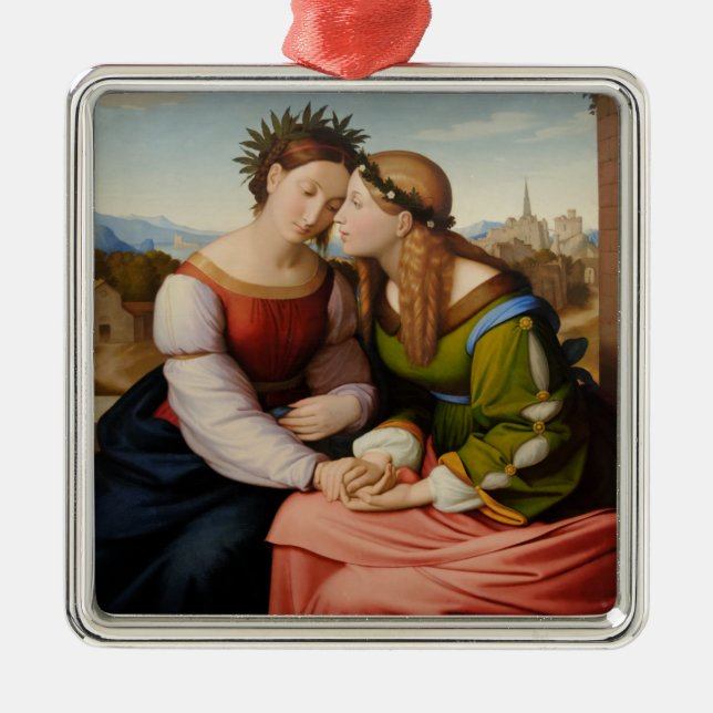 Adorno Metálico Italia y Alemania (Italia y Alemania como hermanas (Frente)