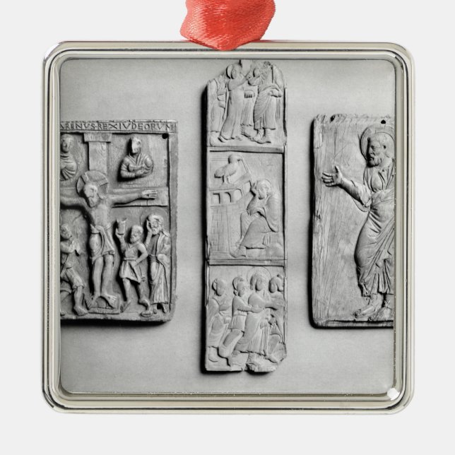 Adorno Metálico Ivories cristianos tempranos (Frente)