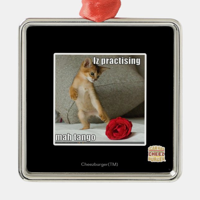Adorno Metálico Iz que practica tango del mah (Frente)