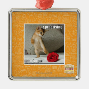 Adorno Metálico Iz que practica tango del mah