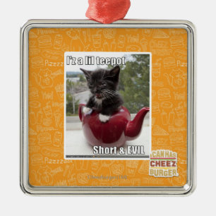 Adorno Metálico I'z un teepot del lil