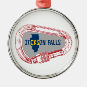 Adorno Metálico Jackson Falls Illinois Rock Climbing Carabiner