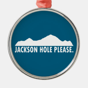 Adorno Metálico Jackson Hole Wyoming Por favor