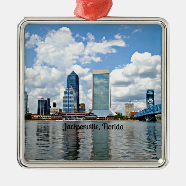 Adorno Metálico Jacksonville, el paisaje urbano de Florida (Frente)