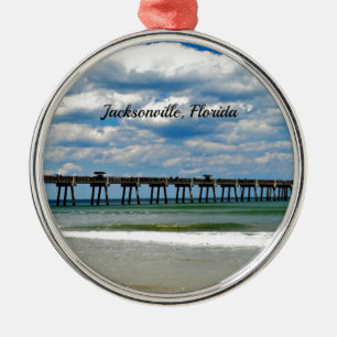 Adorno Metálico Jacksonville, Florida Pier