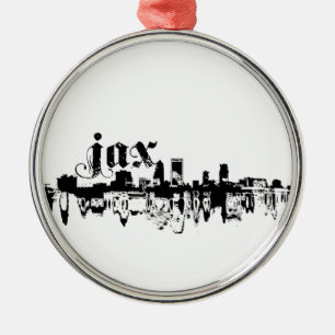 Adorno Metálico Jacksonville JAX puesta para su ciudad