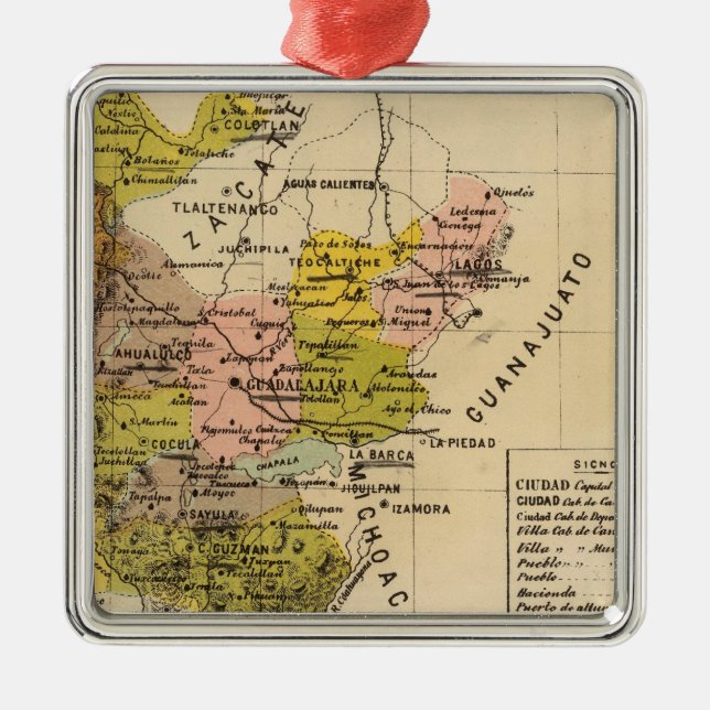 Adorno Metálico Jalisco, México (Frente)