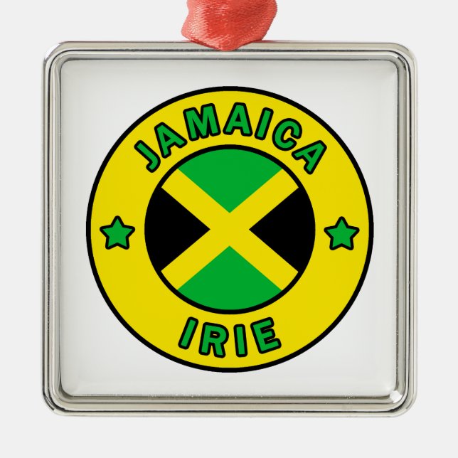 Adorno Metálico Jamaica Irie (Frente)