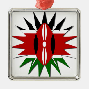 Adorno Metálico Jambo Kenya Hakuna Matata