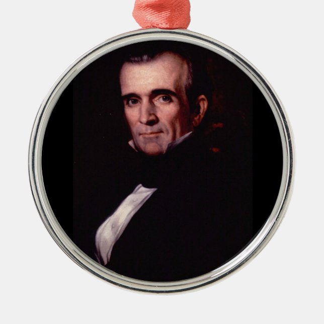 Adorno Metálico James K. Polk 11º presidente de Estados Unidos (Frente)