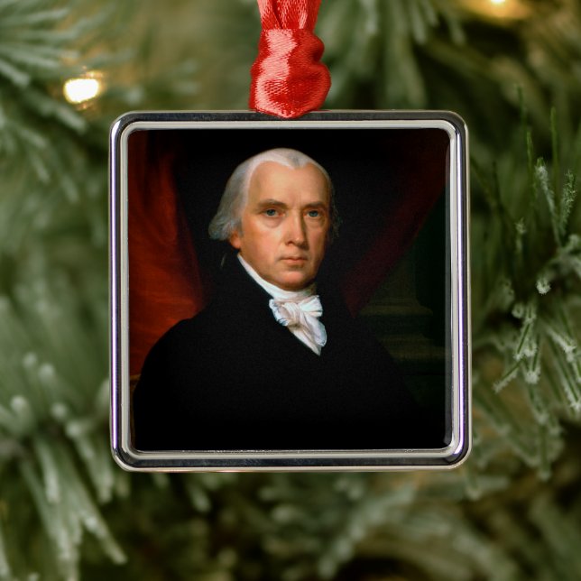 Adorno Metálico James Madison el 4º Presidente: América Colonial (Árbol)