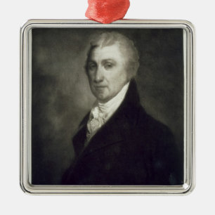 Adorno Metálico James Monroe, 5to Presidente de los Estados Unidos