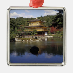 Adorno Metálico Japón, Kyoto, Pabellón Dorado, Templo Zen