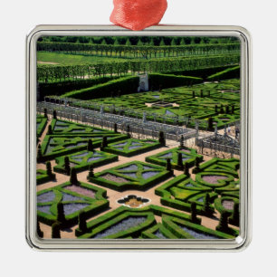 Adorno Metálico Jardín en Villandry Chateau, Indre-et-Loire,