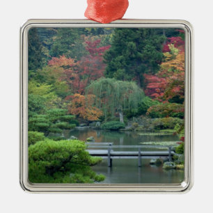 Adorno Metálico Jardín Japonés en el Parque Washington