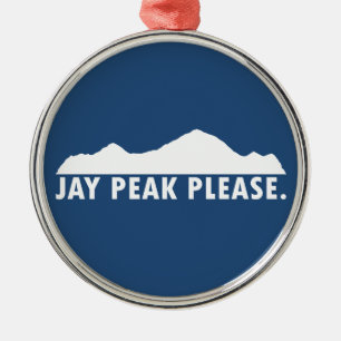 Adorno Metálico Jay Peak Vermont Por favor