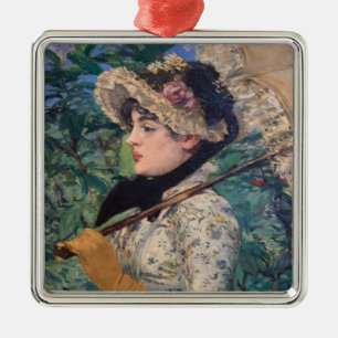 Adorno Metálico Jeanne (Primavera) Por Édouard Manet