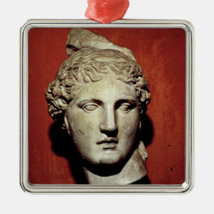 Adorno Metálico Jefe de Apolo de Ephesus