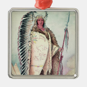 Adorno Metálico Jefe de Siux, 'el Rock negro