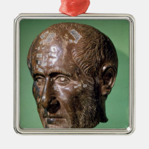 Adorno Metálico Jefe de Trajanus Decius de Samisegetuza