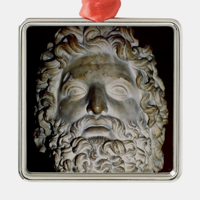 Adorno Metálico Jefe de Zeus (Frente)