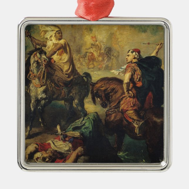 Adorno Metálico Jefes de la tribu árabes en solo combate (Frente)