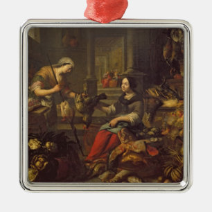 Adorno Metálico Jesús en el hogar de Martha y de Maria 2