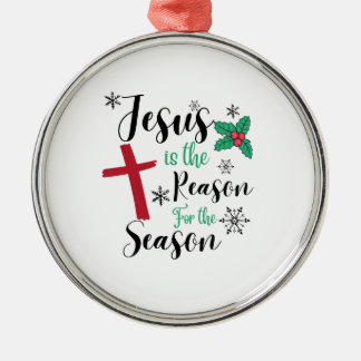 Adorno Metálico Jesús Es La Razón De La Temporada