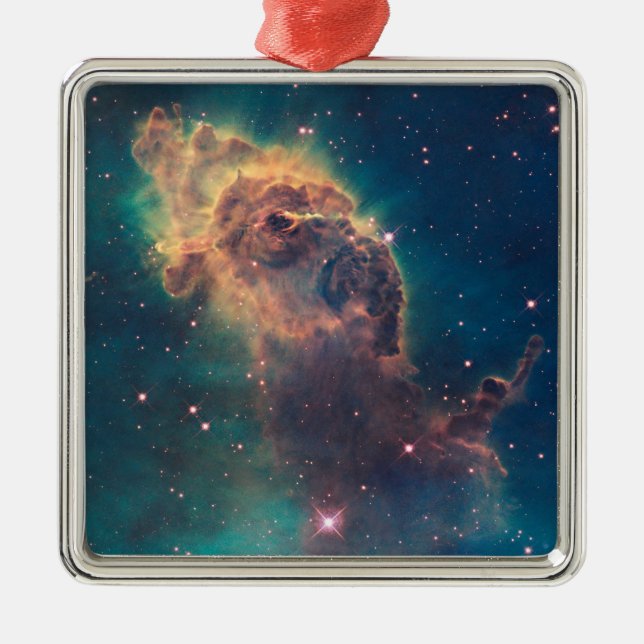 Adorno Metálico Jet in Carina Nebula Postcard (Frente)