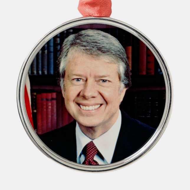 Adorno Metálico Jimmy Carter 39º presidente de Estados Unidos (Frente)