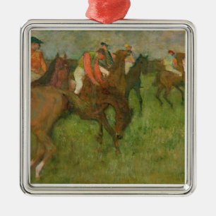Adorno Metálico Jinetes de Edgar Degas el  , 1886-90