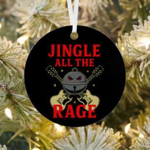 Adorno Metálico Jingle All the Rage – Navidad de Heavy Metal