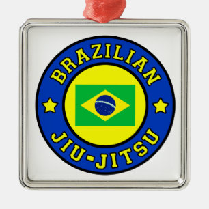 Adorno Metálico Jiu Jitsu brasileño