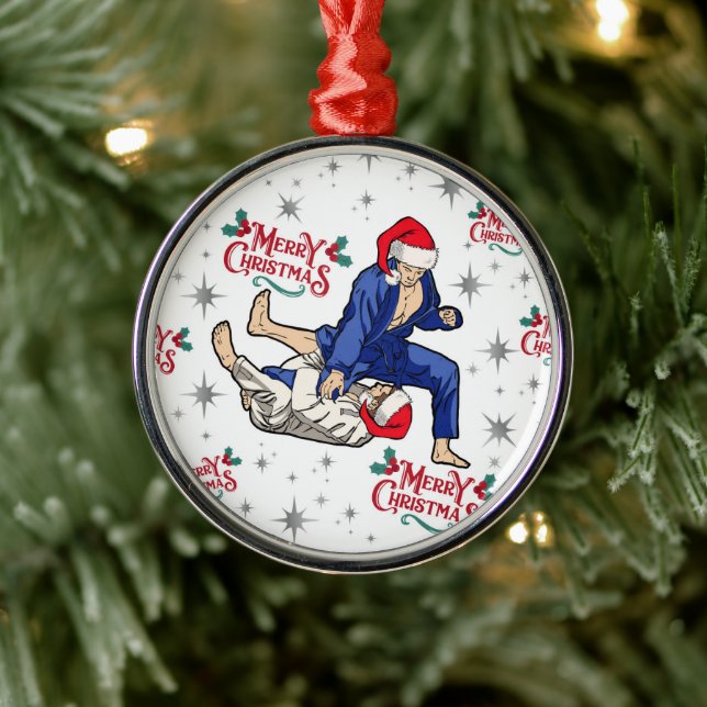 Adorno Metálico Jiu Jitsu Christmas Ornament Keepsake (Árbol)